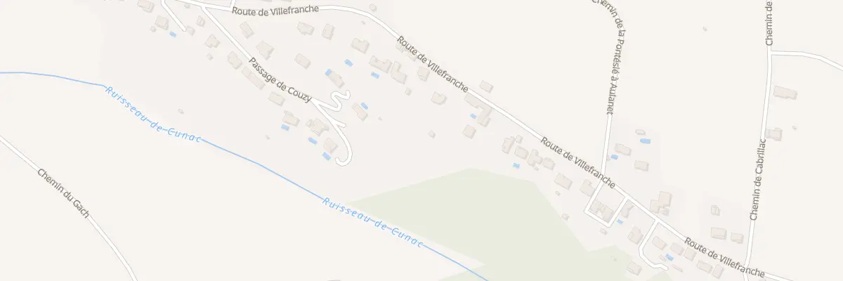Plan du 54 Rte de Villefranche à Cunac