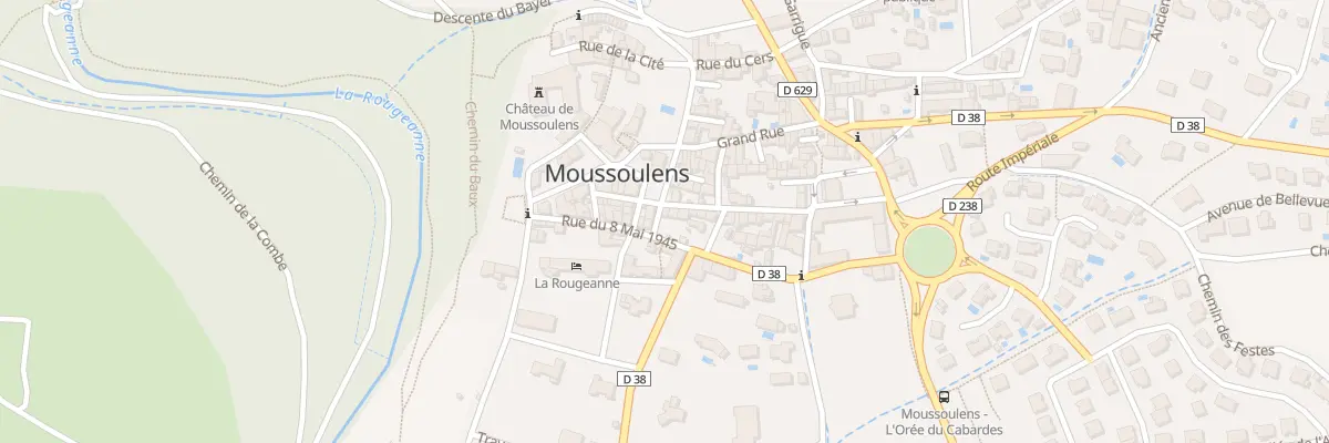 Plan du 88 Le Village à Moussoulens