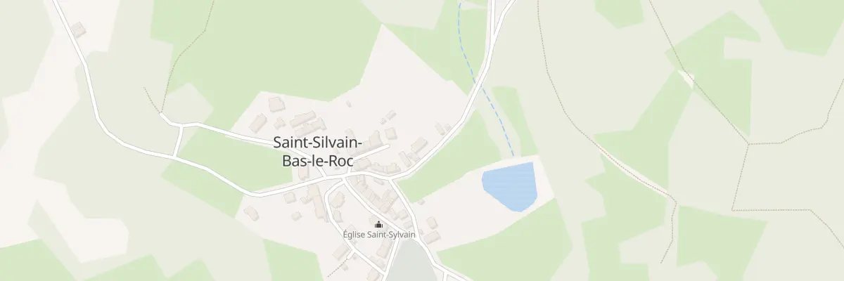 Plan du 4 Le Bourg à Saint-Silvain-Bas-le-Roc