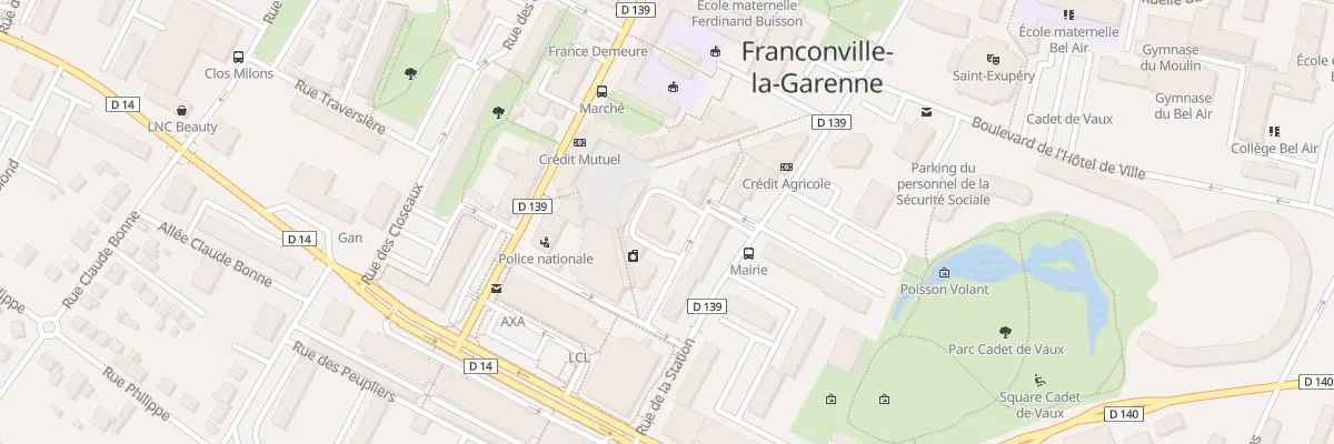 Plan du 2 Rue de la Tour à Franconville