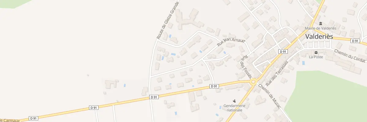 Plan du 14 Rue Jean Arnaud à Valderiès