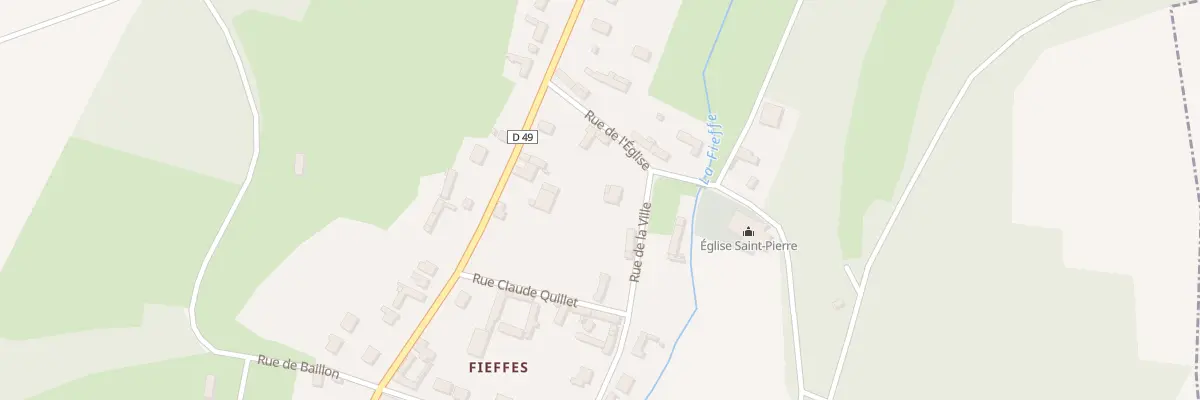 Plan du 2 Rue de la Ville à Fieffes-Montrelet