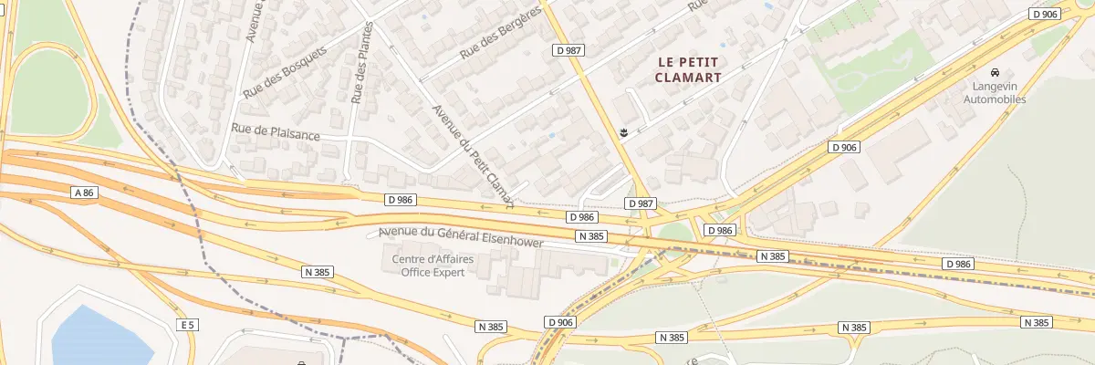 Plan du 2 Av du Petit Clamart à Clamart