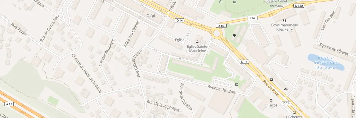 Plan du 61 Rue de Paris à Franconville