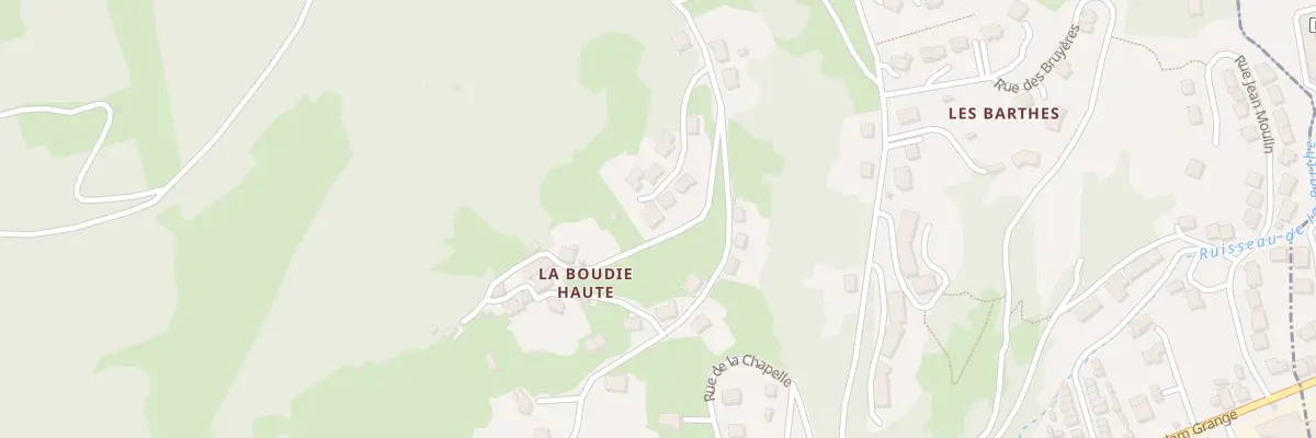 Plan du 38 Rue de la Boudie Haute à Viviez