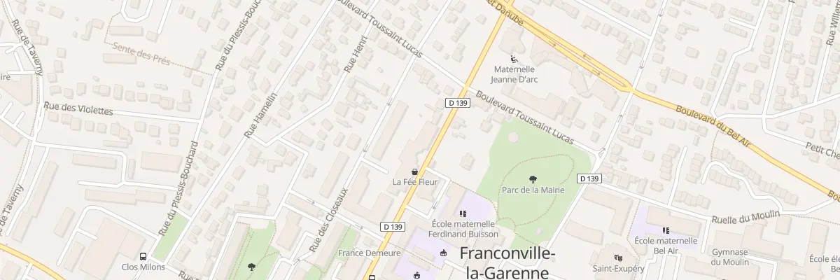 Plan du 59 Bd Maurice Berteaux à Franconville