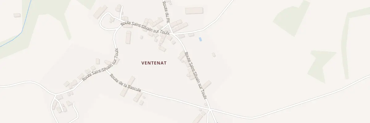 Plan du 7 Rte St Silvain S Toulx Ventena à Trois-Fonds