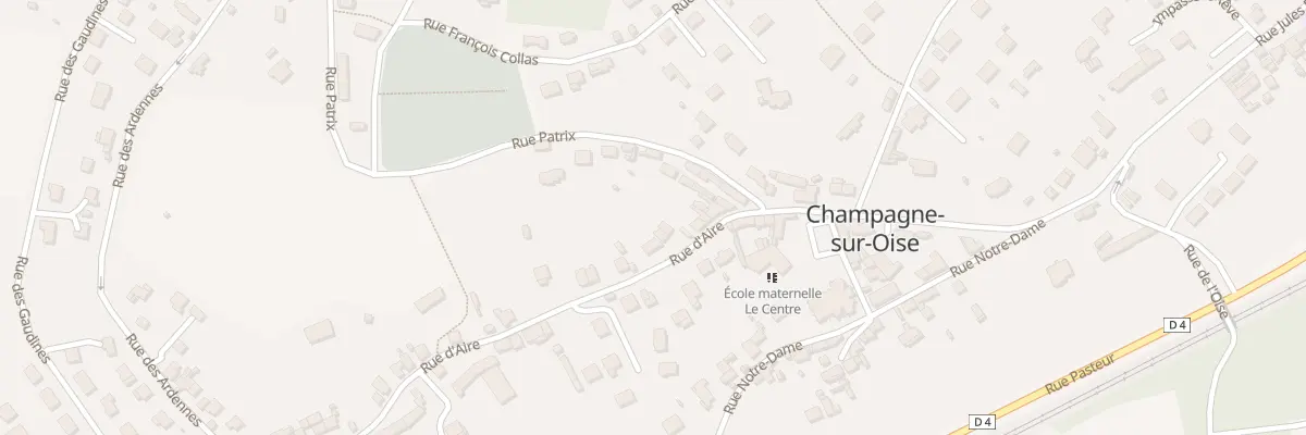 Plan du 10 Rue d’Aire à Champagne-sur-Oise
