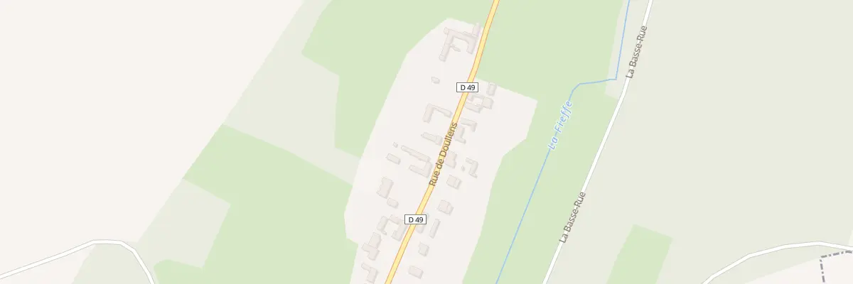 Plan du 43 Rue de Doullens à Fieffes-Montrelet