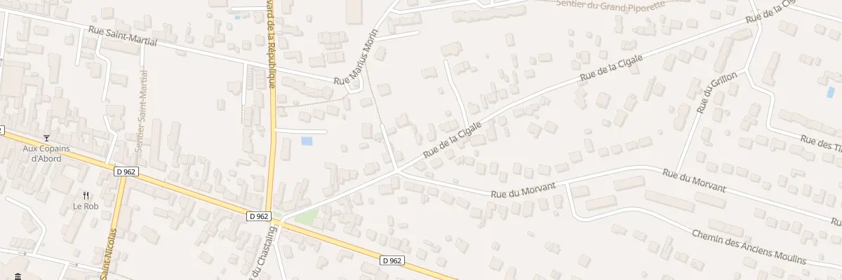 Plan du 15 Rue de la Cigale à Châteauneuf-sur-Loire