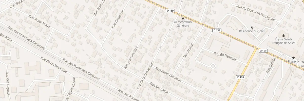 Plan du 13 Rue de la Convention à Franconville