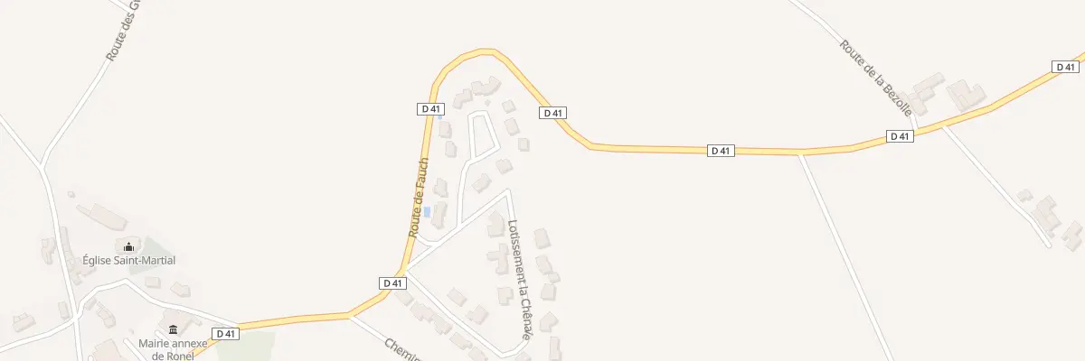 Plan du 14 Lot la Chênaie à Terre-de-Bancalié