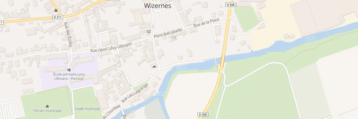 Plan du 1 Imp du Pont Bleu à Wizernes