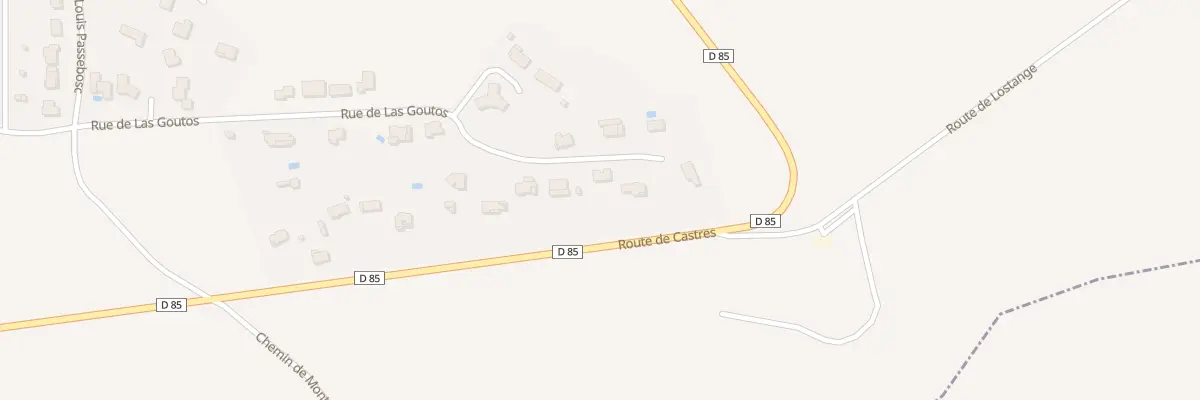 Plan du 16 Las Goutos Haut à Navès