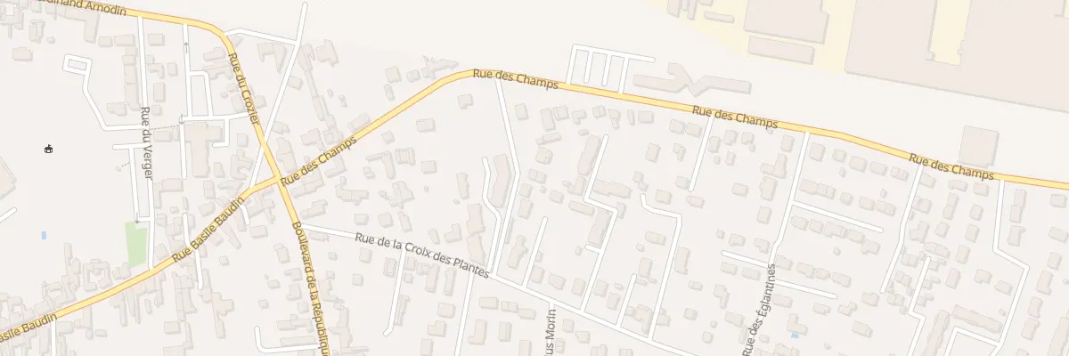 Plan du 19Q Rue de la Croix des Plantes à Châteauneuf-sur-Loire