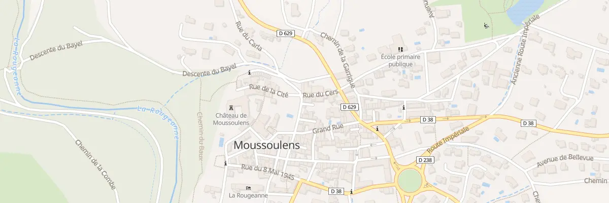 Plan du 40 Le Village à Moussoulens