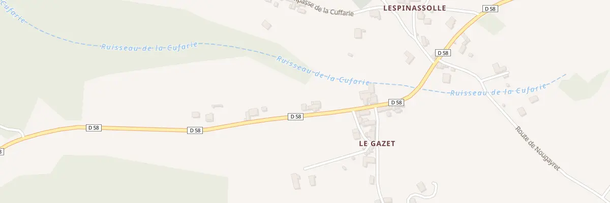 Plan du 5140 La Croux à Crespin