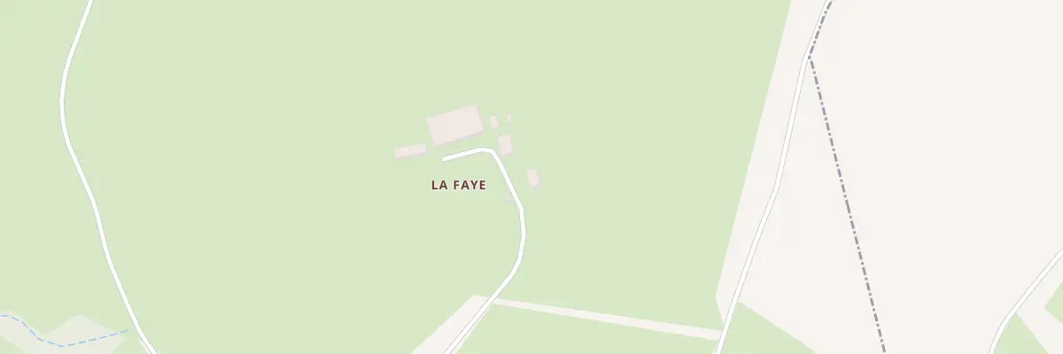 Plan du 2 La Faye à Boussac-Bourg
