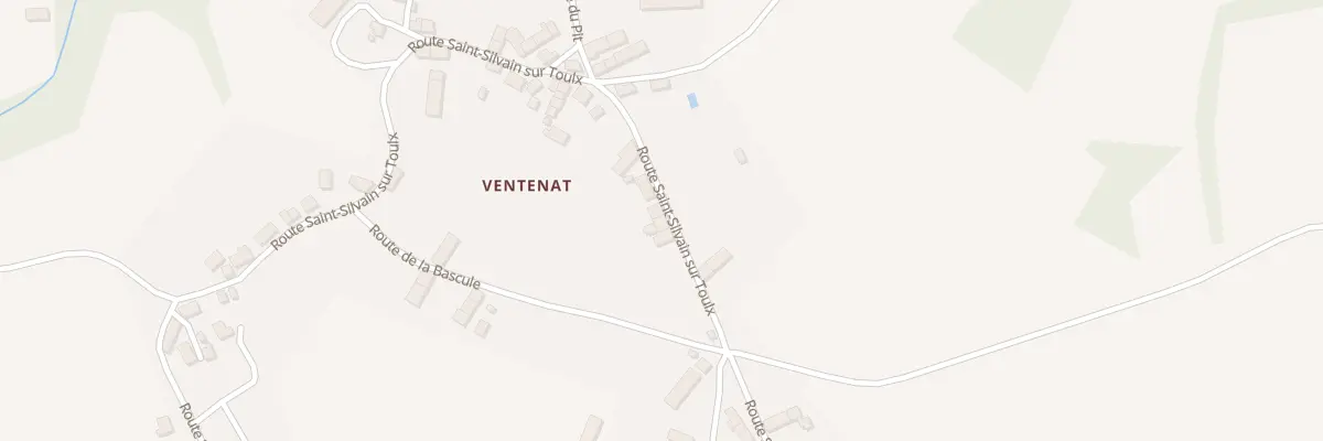 Plan du 3 Rte St Silvain S/Toulx Ventena à Trois-Fonds