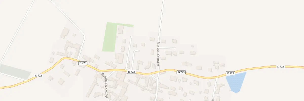 Plan du 1 Rue de l’Ormure à Pithiviers-le-Vieil