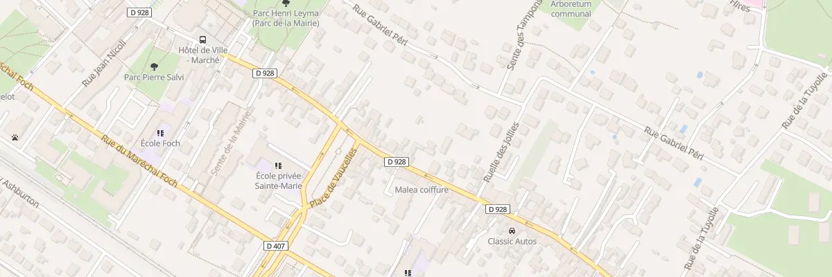 Plan du 128 Rue de Paris à Taverny