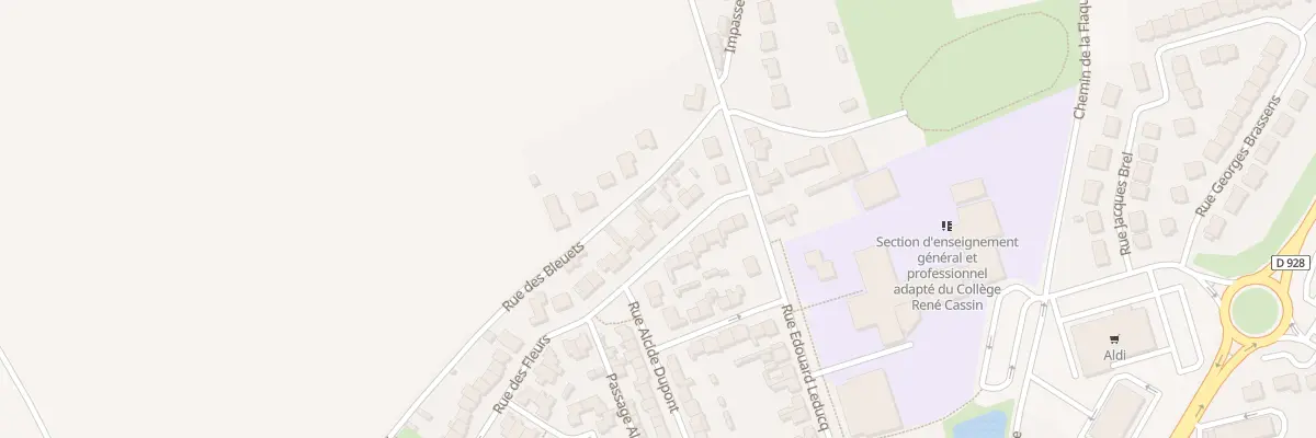 Plan du 59 Rue des Fleurs à Wizernes