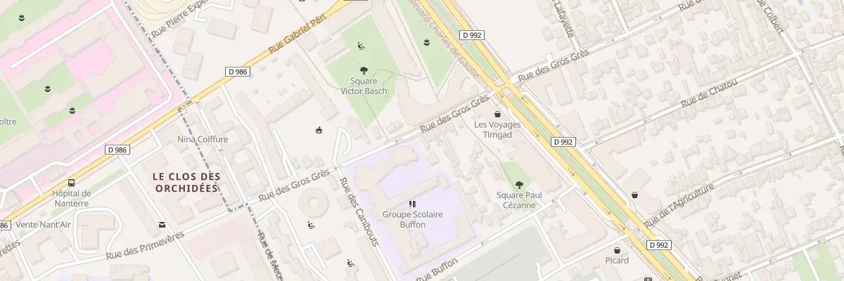 Plan du 227 Rue des Gros Grès à Colombes