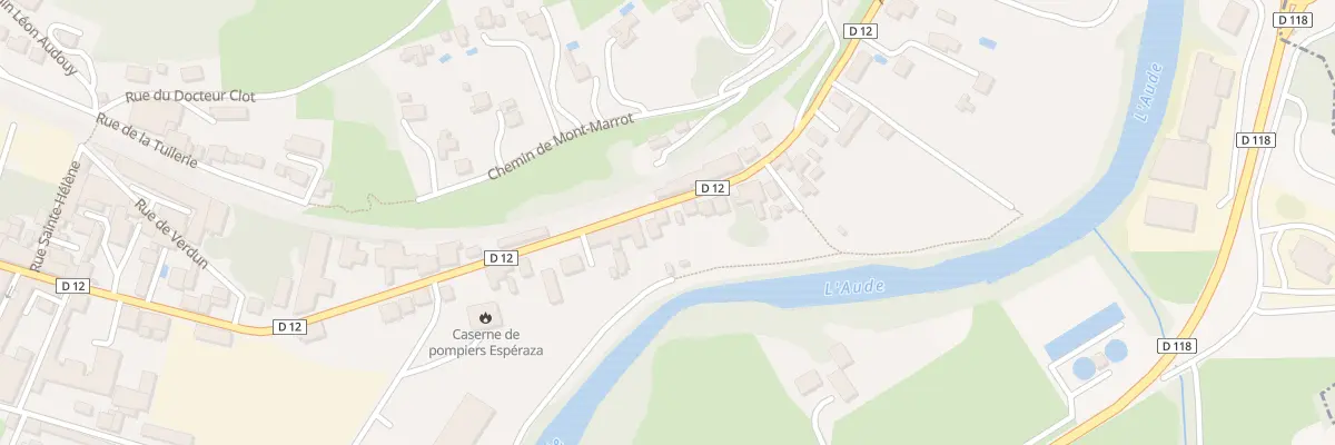 Plan du 110 Av de Carcassonne à Espéraza