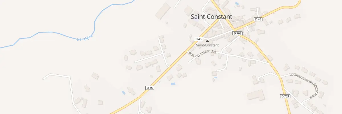 Plan du 2 Lot de la Levade à Saint-Constant-Fournoulès