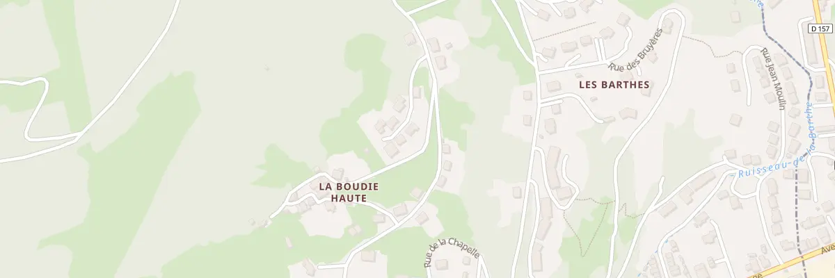 Plan du 34 Lot de la Boudie à Viviez