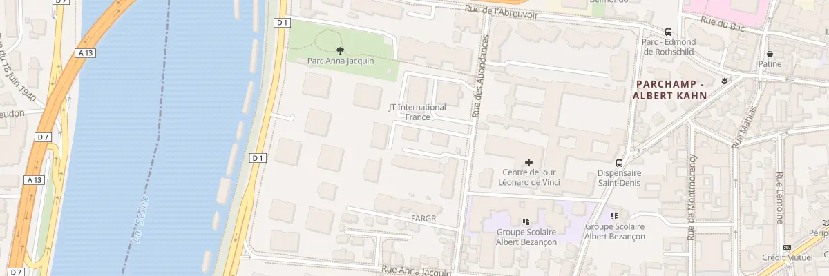 Plan du 33 Rue des Abondances à Boulogne-Billancourt