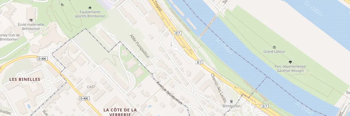 Plan du 5 Av Brimborion à Sèvres