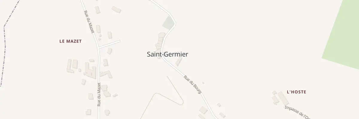 Plan du 135 Rue du Bourg à Saint-Germier