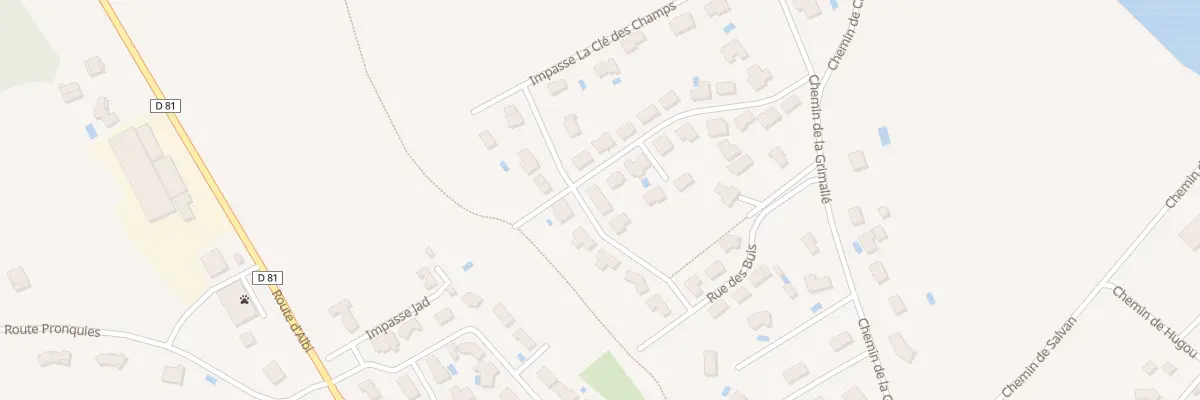 Plan du 10 Rue des Buis à Fréjairolles