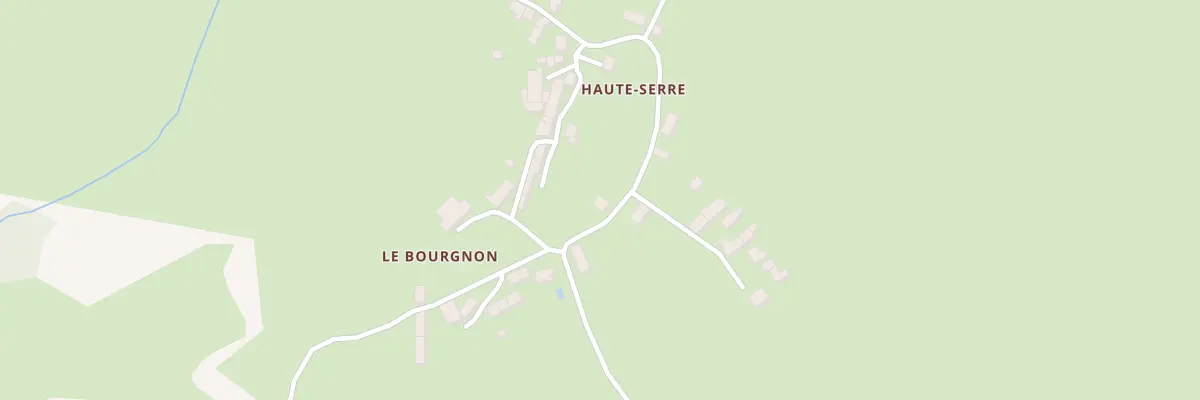 Plan du 2 Haute Serre à Saint-Chabrais