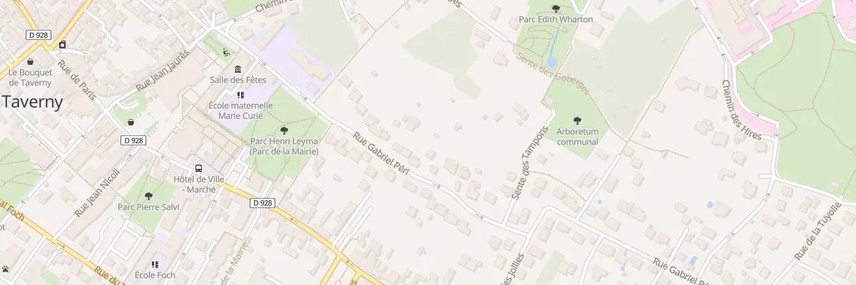 Plan du 58 Rue Gabriel Péri à Taverny