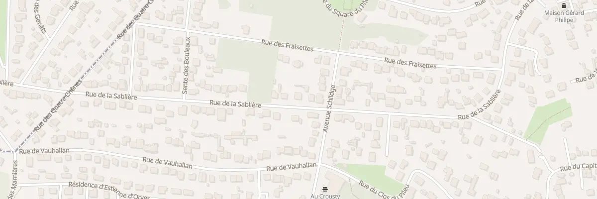 Plan du 72 Rue de la Sablière à Palaiseau