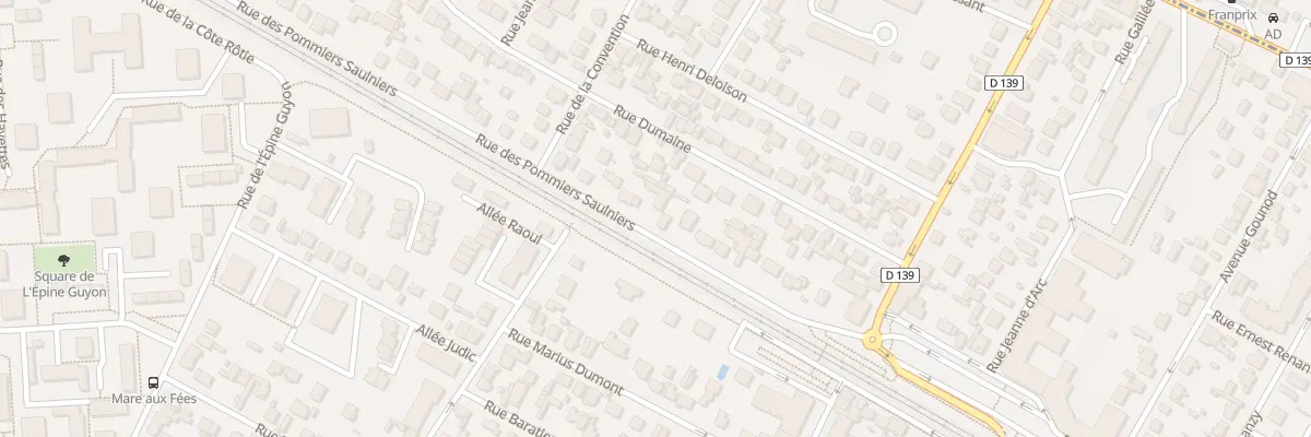 Plan du 20 Rue des Pommiers Saulnier à Franconville