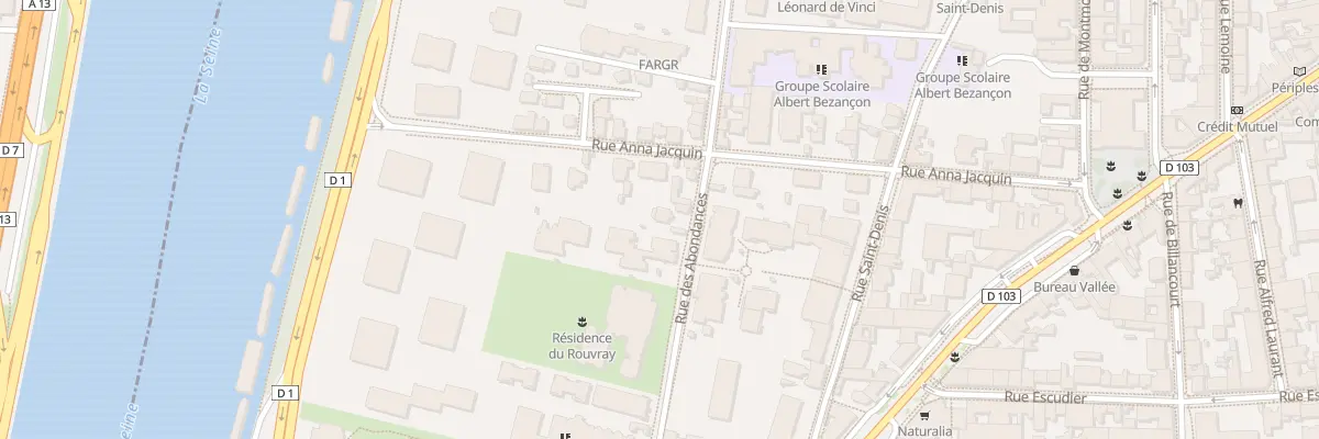 Plan du 19 Rue des Abondances à Boulogne-Billancourt