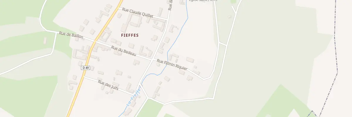 Plan du 1 Rue Firmin Riquier à Fieffes-Montrelet