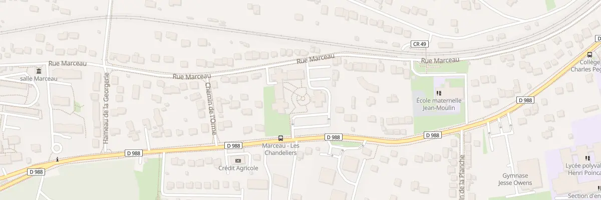 Plan du 92 Av General Leclerc à Palaiseau