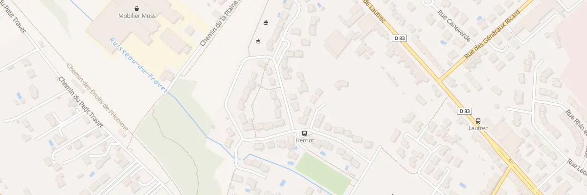 Plan du 6 Rue Édouard Herriot à Castres