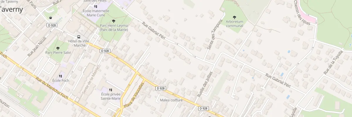 Plan du 47 Rue Gabriel Péri à Taverny
