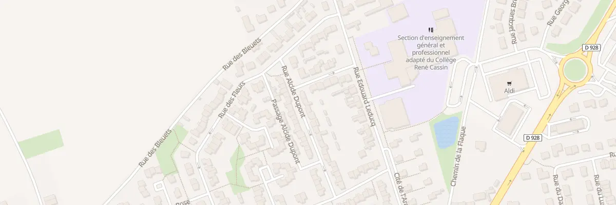 Plan du 28 Rue Alcide Dupont à Wizernes