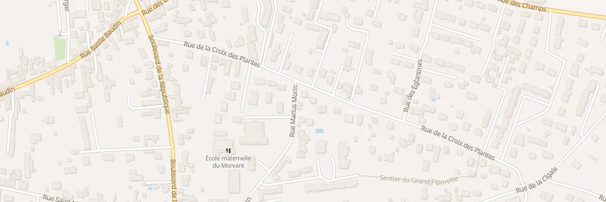 Plan du 24 Rue de la Croix des Plantes à Châteauneuf-sur-Loire
