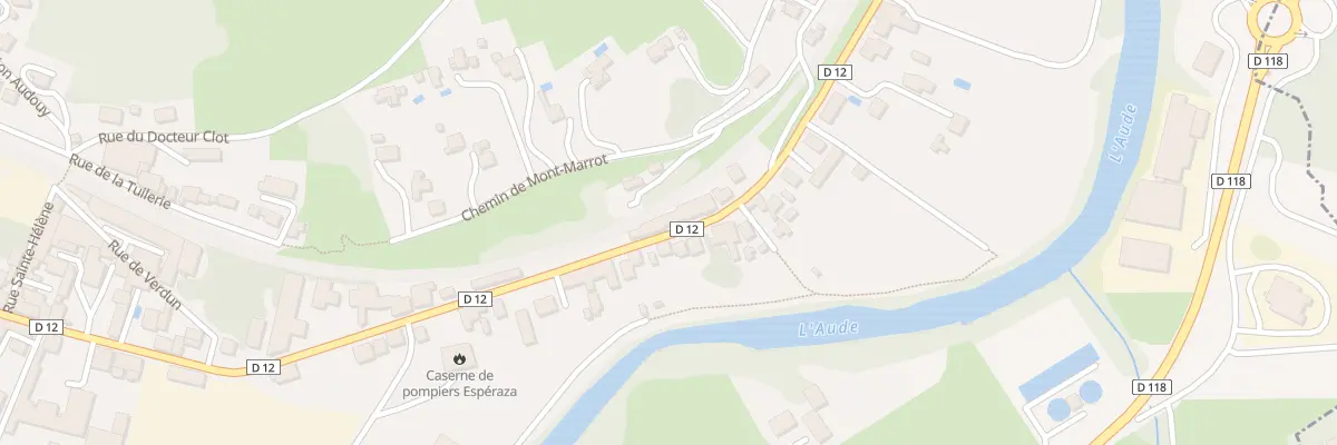 Plan du 59 Av de Carcassonne à Espéraza