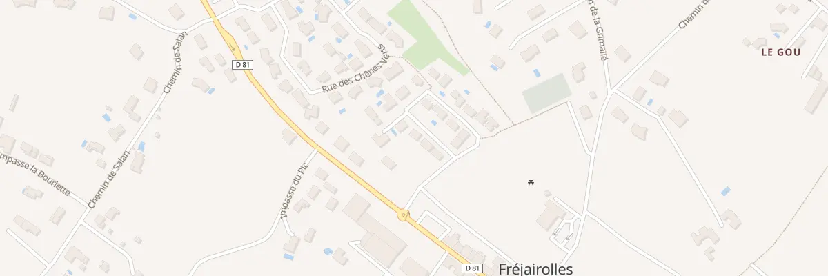 Plan du 24 Rue de l’Orée du Stade à Fréjairolles
