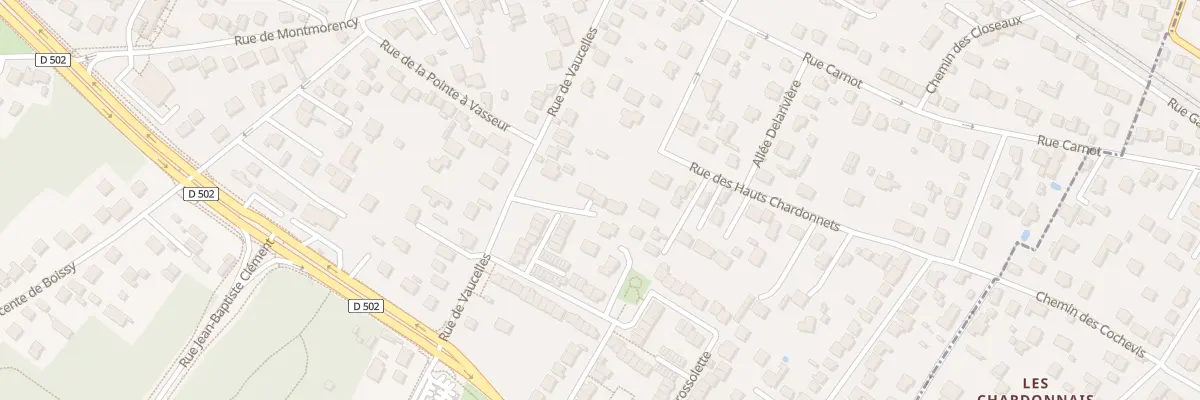 Plan du 87 Rue de Vaucelles à Taverny