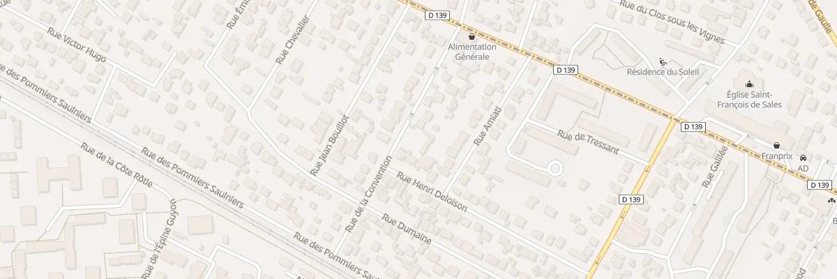 Plan du 14 Rue de la Convention à Franconville