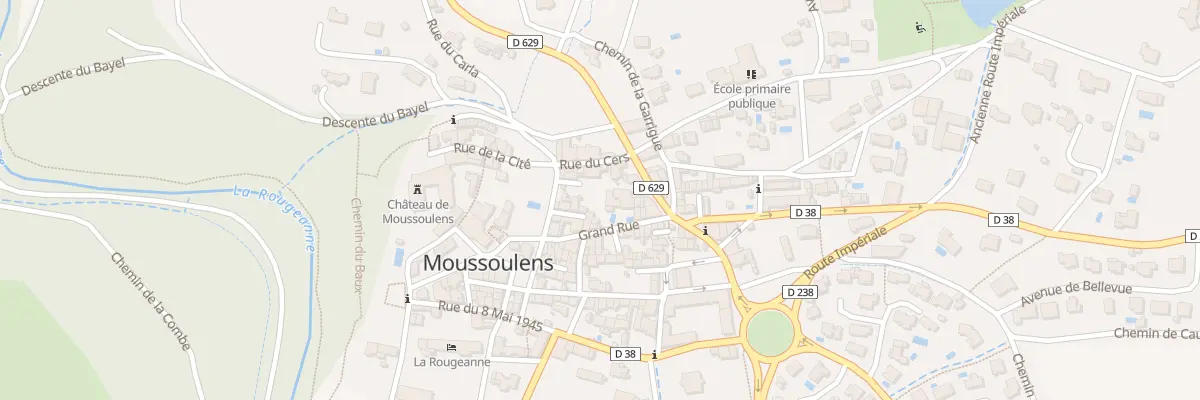 Plan du 50 Le Village à Moussoulens
